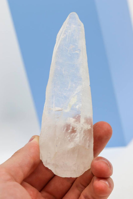 Pedra Ponta Quartzo Laser Bruto 149 gramas