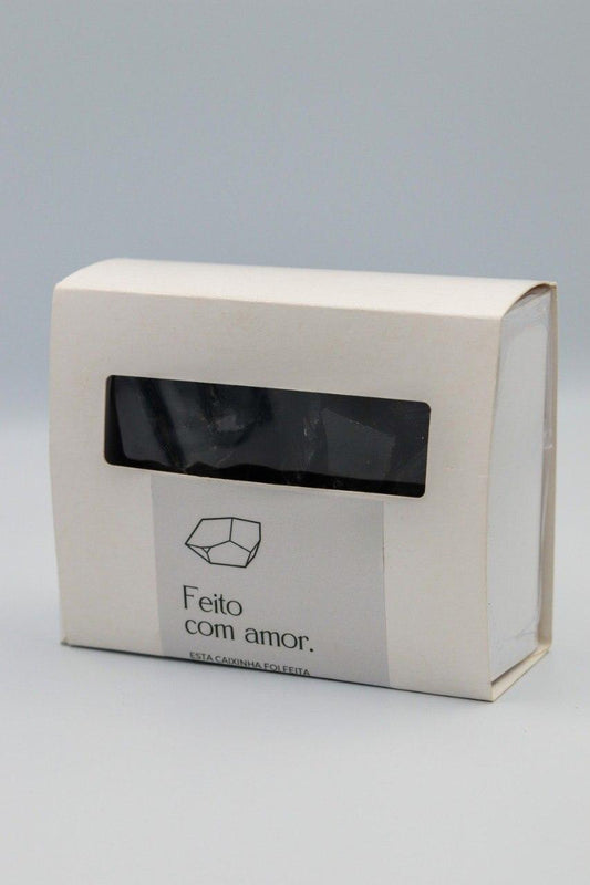 Obsidiana Preta Cascalho Bruto Box