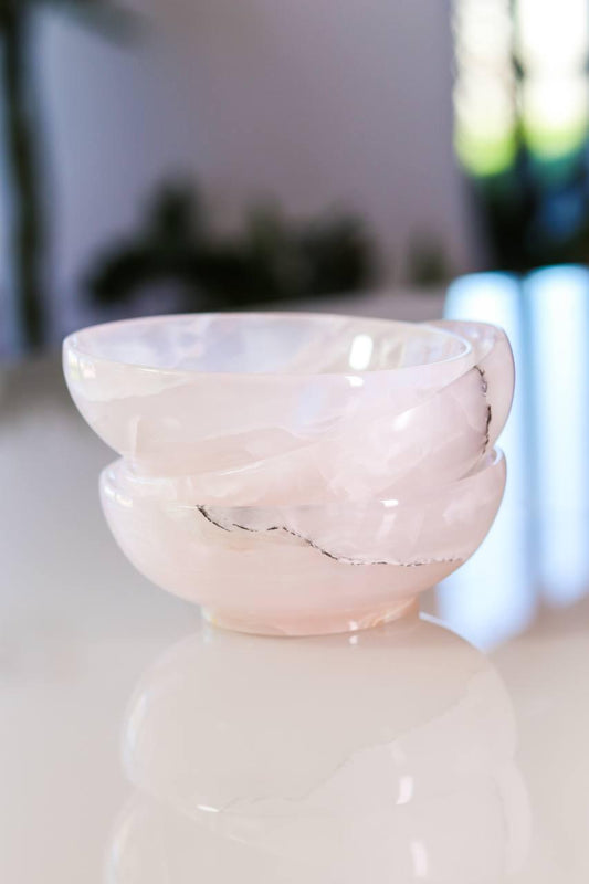 Bowl Calcita Rosa 10 centimetros