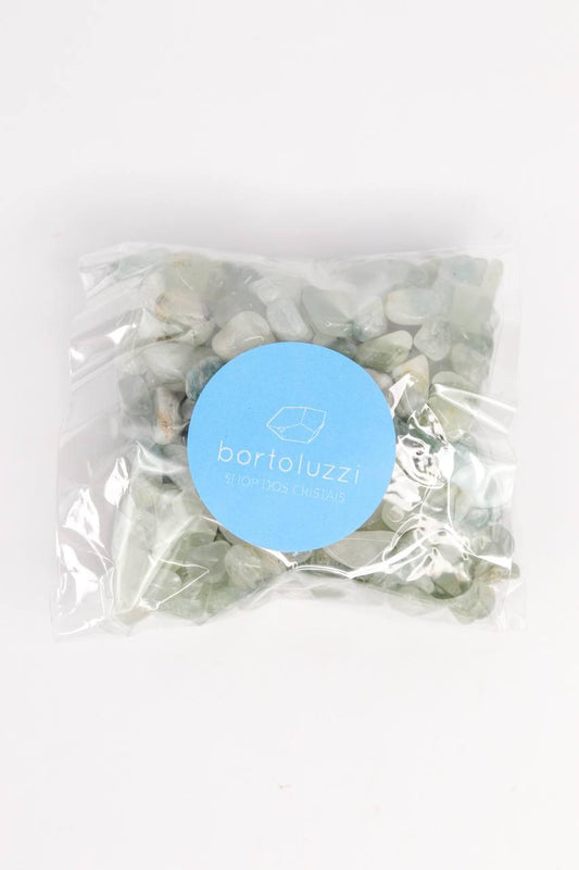 Kit Agua Marinha Mini Cascalho Rolado 200 gramas