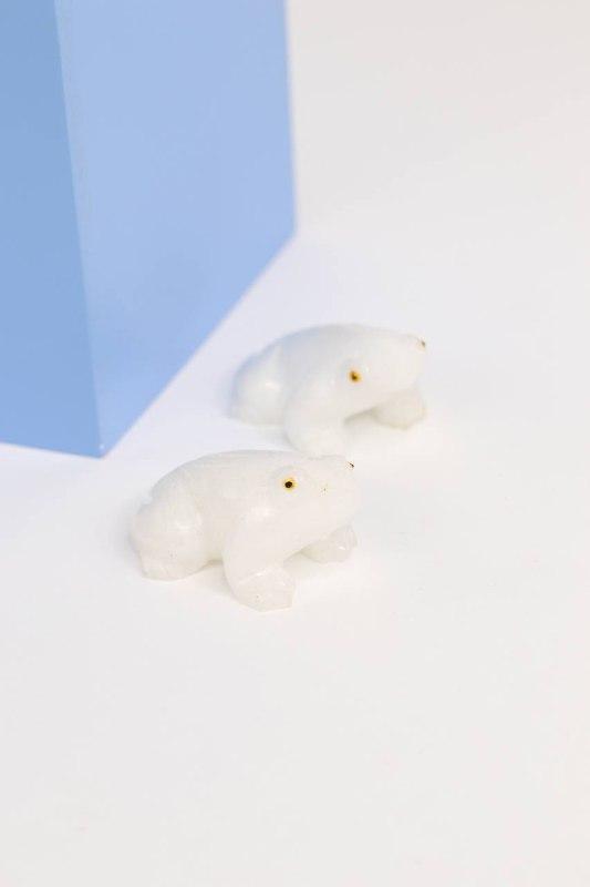 Sapo de Mármore Branco