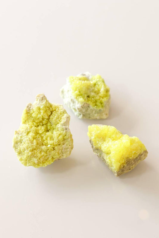 Pedra Enxofre Natural 63 a 82 Gramas