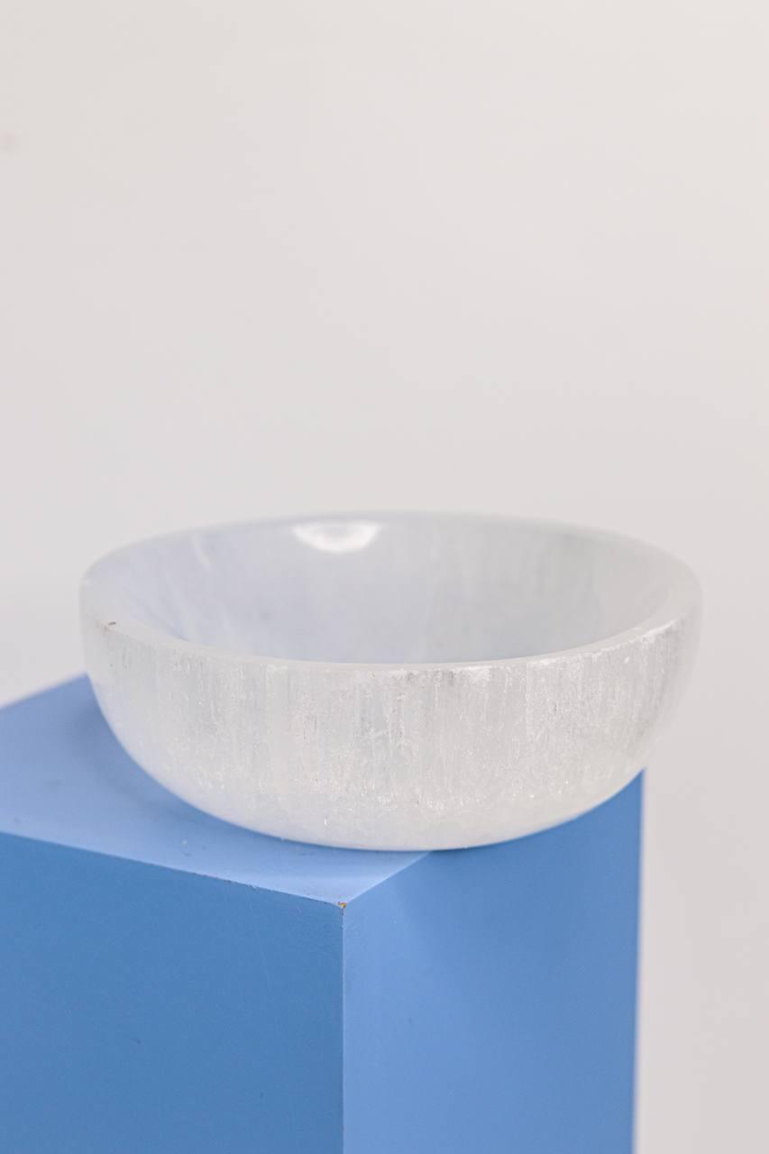 Bowl Selenita Branca Pequeno 10 cm