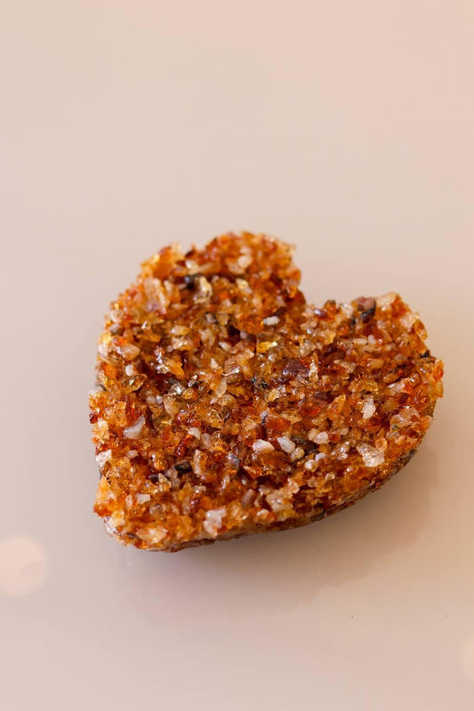 Coração Pequeno Micro Citrino Enamorar