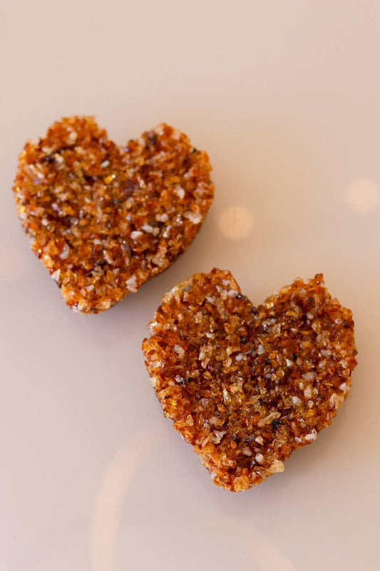 Coração Pequeno Micro Citrino Enamorar