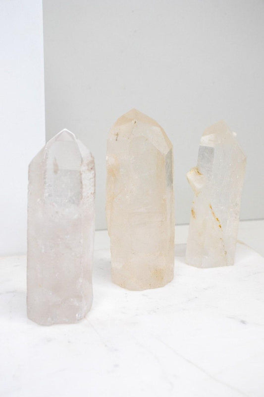 Ponta Quartzo Cristal Bruto de 125 a 300 gramas
