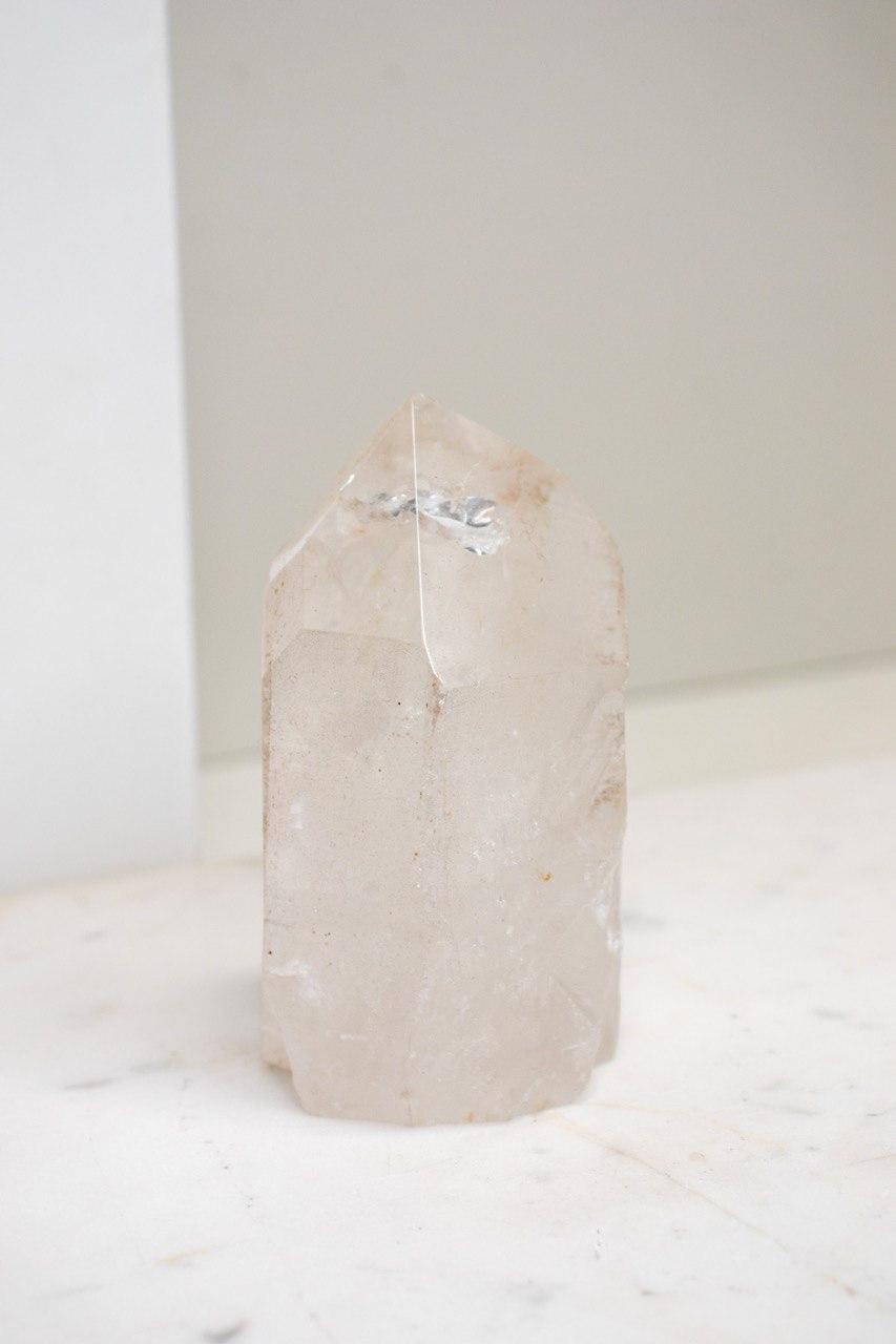 Ponta Quartzo Cristal Bruto de 210 a 300 gramas