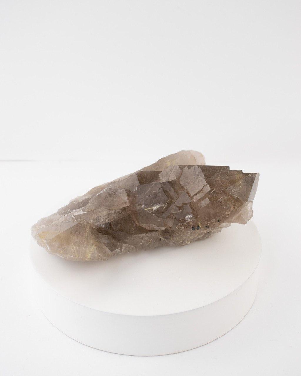 Drusa Cristal Elestial com Rutilado 541 gramas