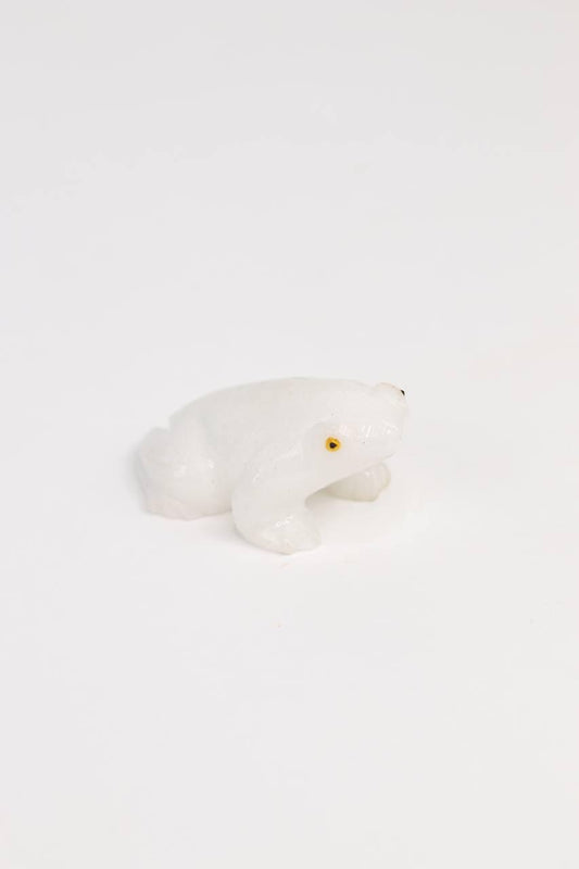 Sapo de Mármore Branco
