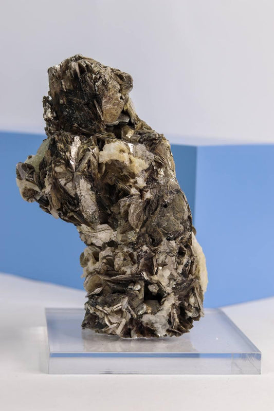 Pedra Mica na Matriz Bruta na Base Acrilica 750 gramas