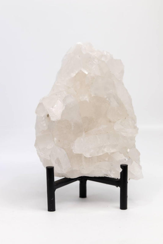 Drusa de Cristal na Base de Metal Preta 660 a 680 gramas