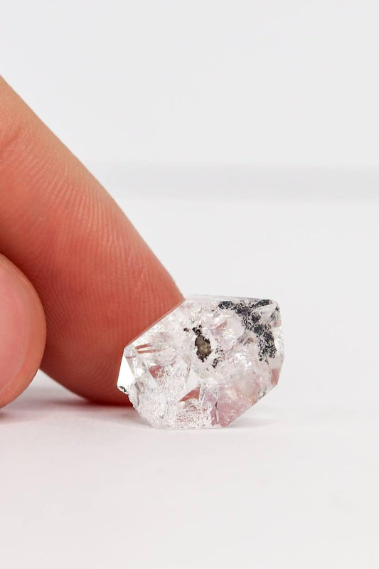 Pedra Diamante Herkimer bruto 1,8 a 2,5 gramas aprox.