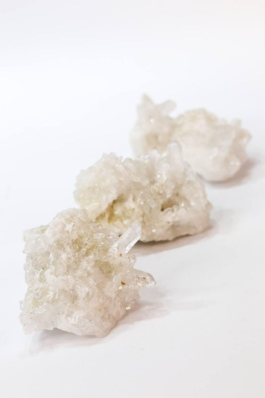 Drusa Cristal de Quartzo Bruto 201 a 255 gramas aprox.