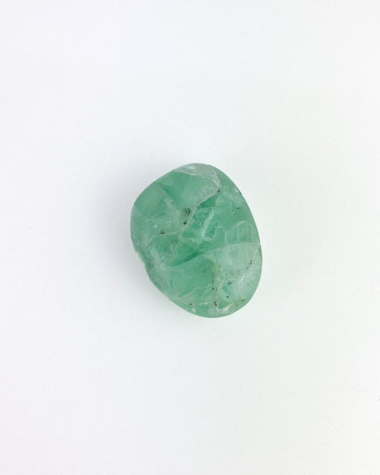 Pedra Fluorita Verde Forma Sabonete 55 a 60  gramas