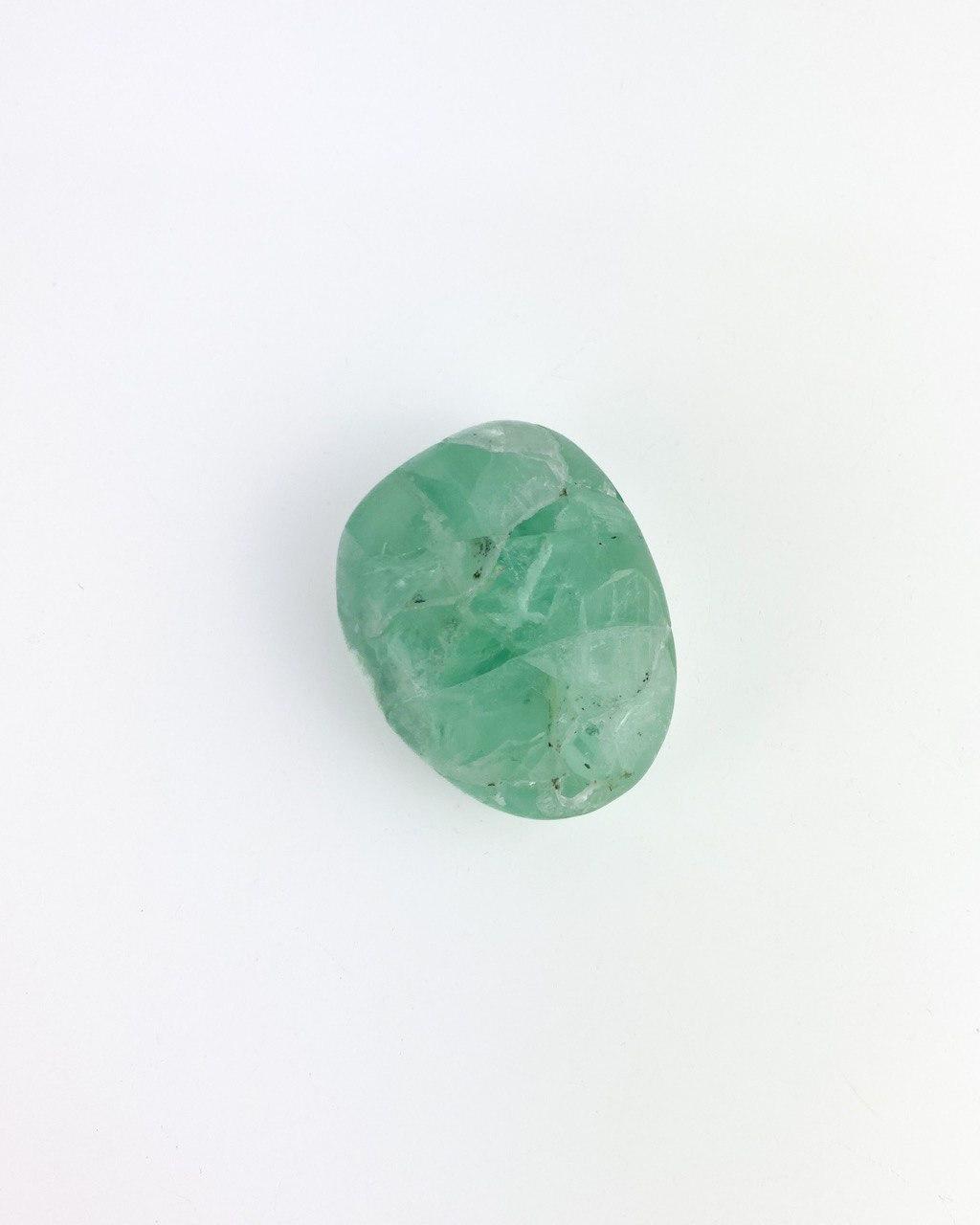 Pedra Fluorita Verde Forma Sabonete 55 a 60  gramas