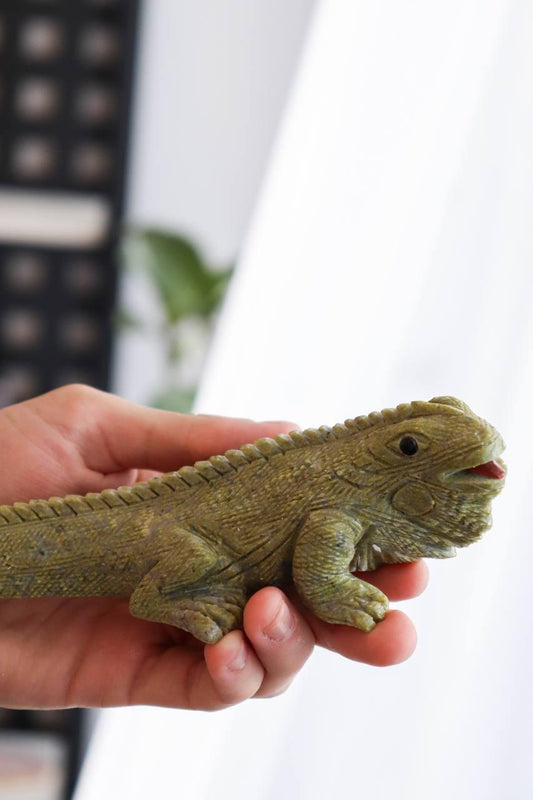 Iguana Serpentinita 405 gramas