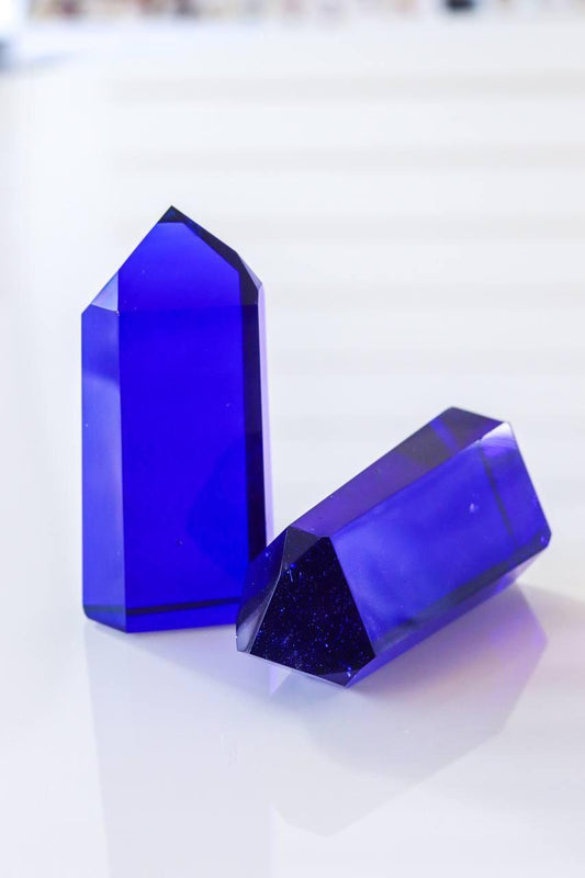 Ponta Polida Obsidiana Azul 201 a 217 gramas aprox.