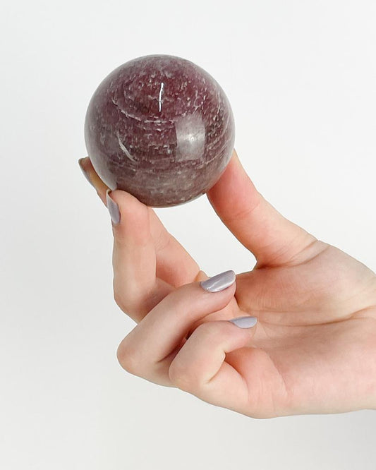 Bola Quartzo Morango 5,5 cm aprox.