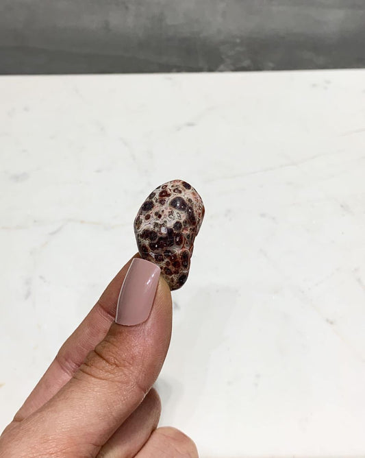 Pedra Leopardita Rolada 8 a 11 gramas