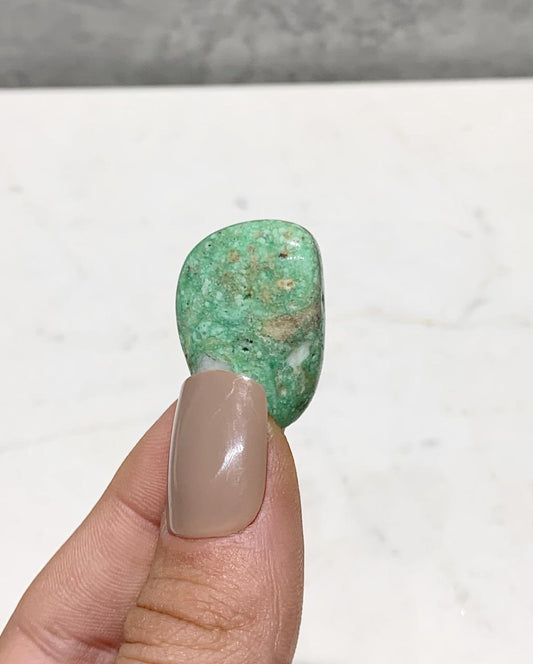 Pedra Zoisita rolada 8 a 11 gramas