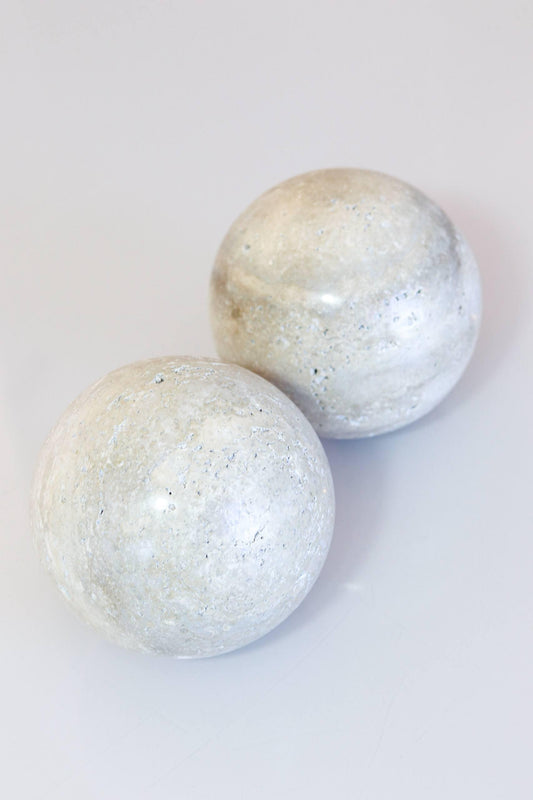 Bola Marmore Travertino Grande
