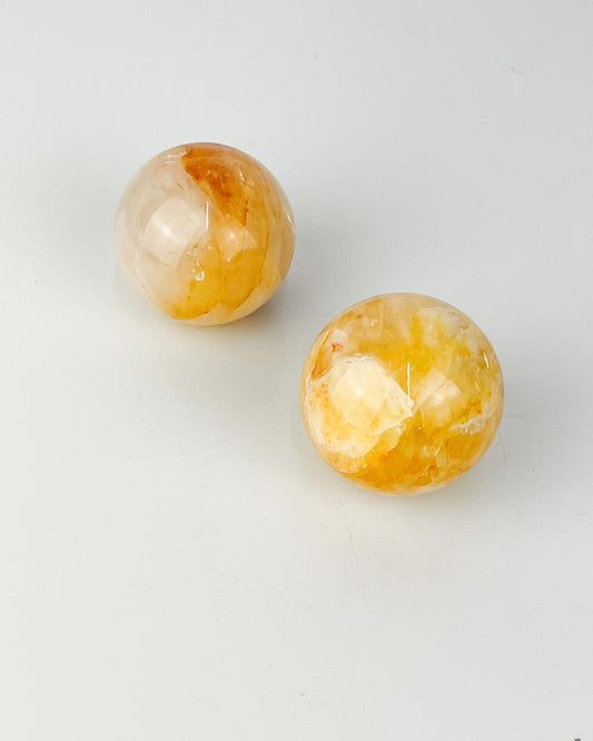 Bola Quartzo Agente Cura Ouro 4,7 a 5,1 cm aprox.