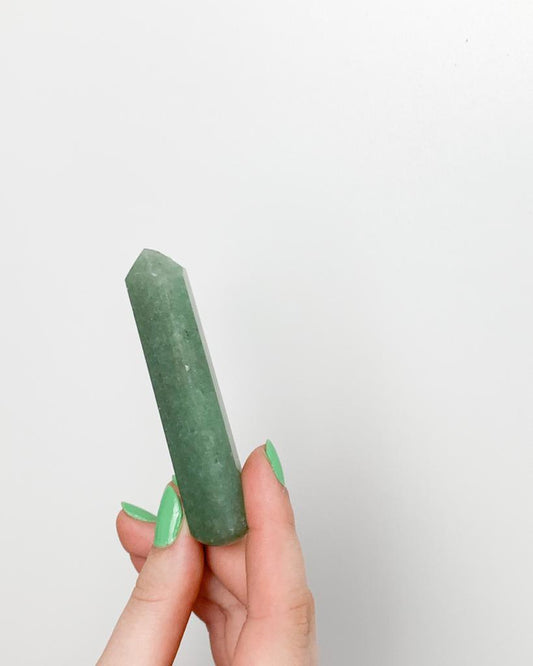 Bastão Massageador Aventurina Verde 54 gramas