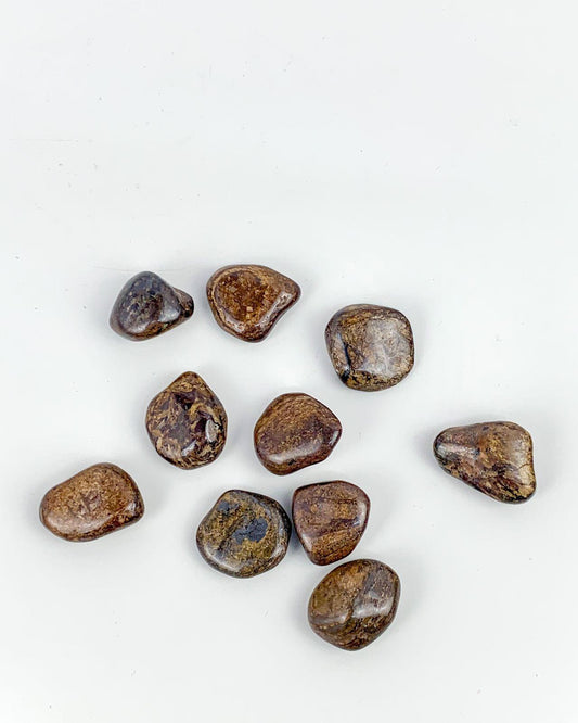 Pedra Bronzita Rolada 8 a 19 gramas