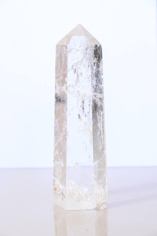 Ponta Polida Quartzo Cristal 545 gramas
