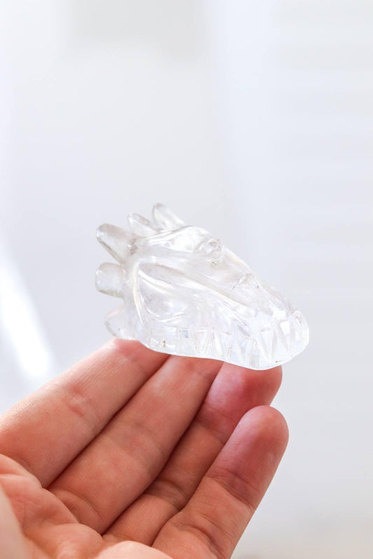 Dragão Cristal de Quartzo 34 a 76 gramas