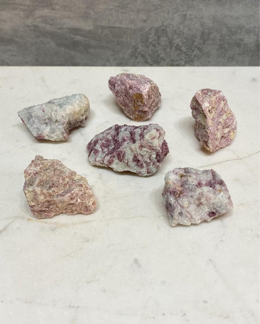 Pedra Turmalina Rubelita bruta 25 a 59 gramas