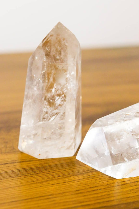 Ponta Polida Quartzo de Cristal Dow 150g Aprox.
