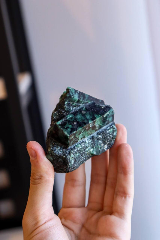 Pedra Esmeralda Polida 190 gramas