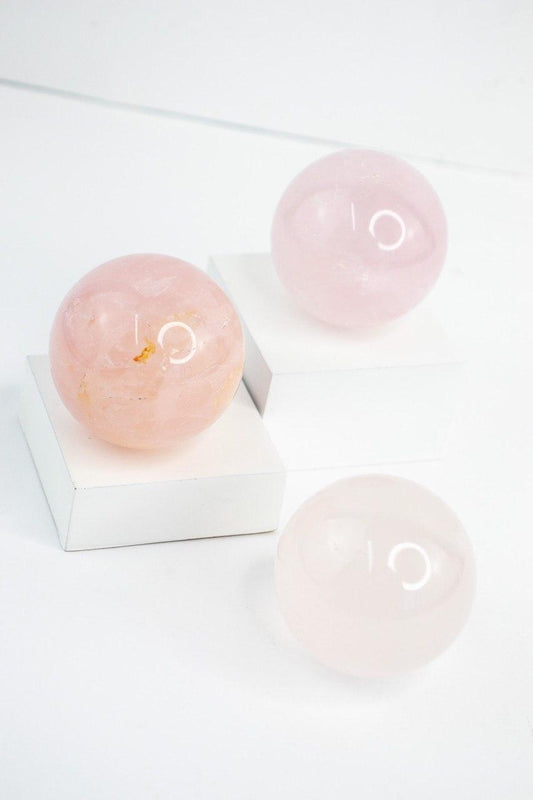 Bola Quartzo Rosa 100 a 115 gramas
