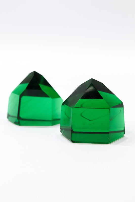 Ponta Obsidiana Verde 82 a 128 gramas aprox.