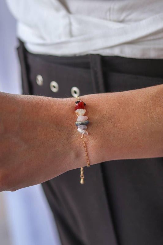 Pulseira Petit Chakras Banho Ouro
