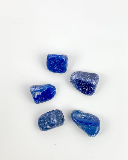 Pedra Dumortierita Rolada 12 a 15 gramas