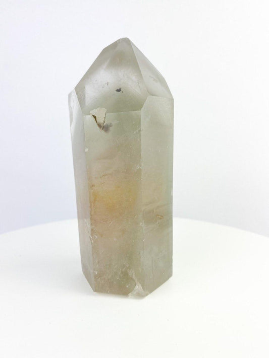 Ponta Polida Quartzo Cristal Fantasma 538 gramas