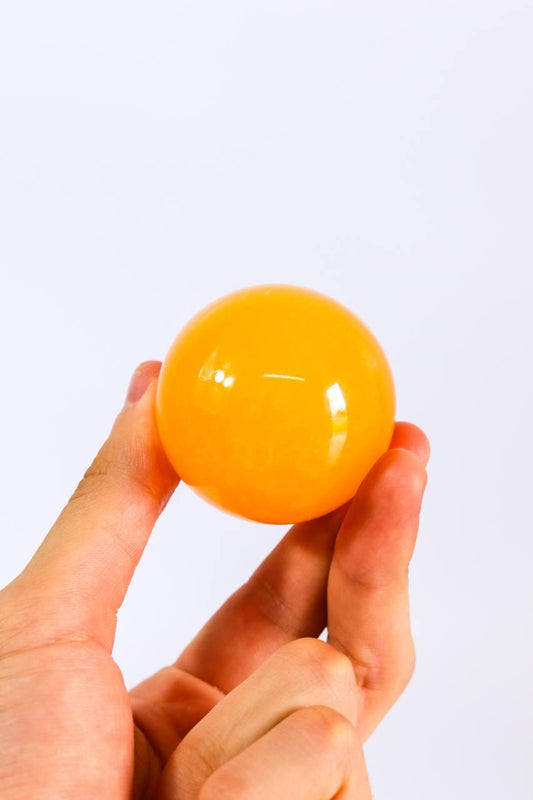Esfera de Calcita Amarela 4,0 cm aprox.