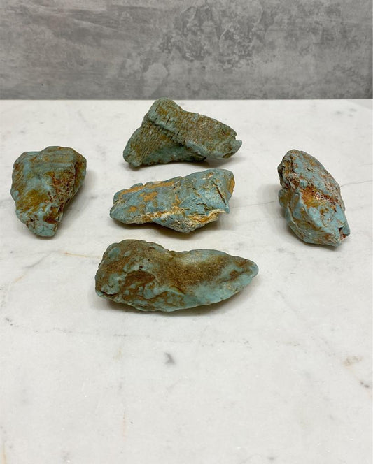 Pedra Turquesa natural bruta 40 a 45 gramas