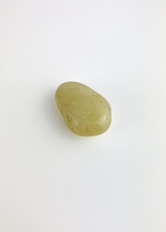 Pedra Cristal de Quartzo com Enxofre Rolado 15 a 29 gramas