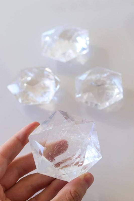 Estrela de Davi de Cristal 103 a 146 Gramas