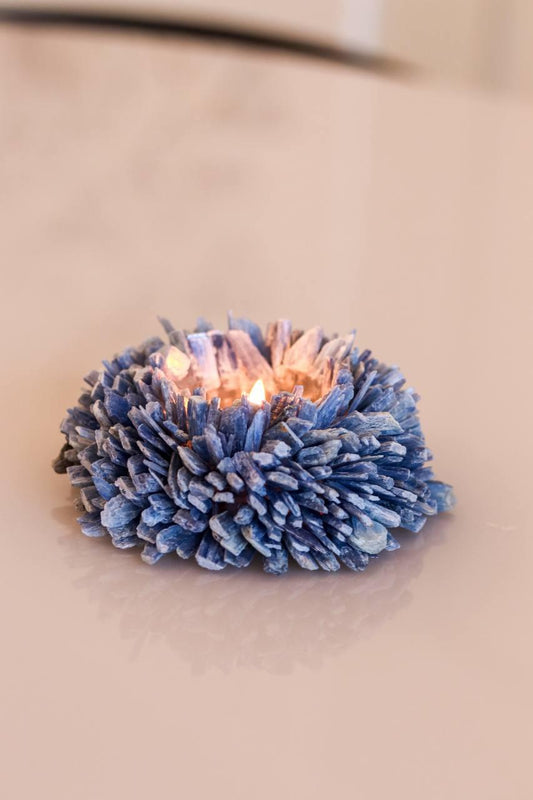 Porta Vela Cianita Azul