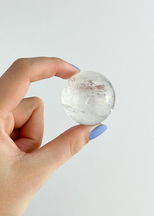 Bola Cristal de Quartzo 3,8 cm diâmetro.