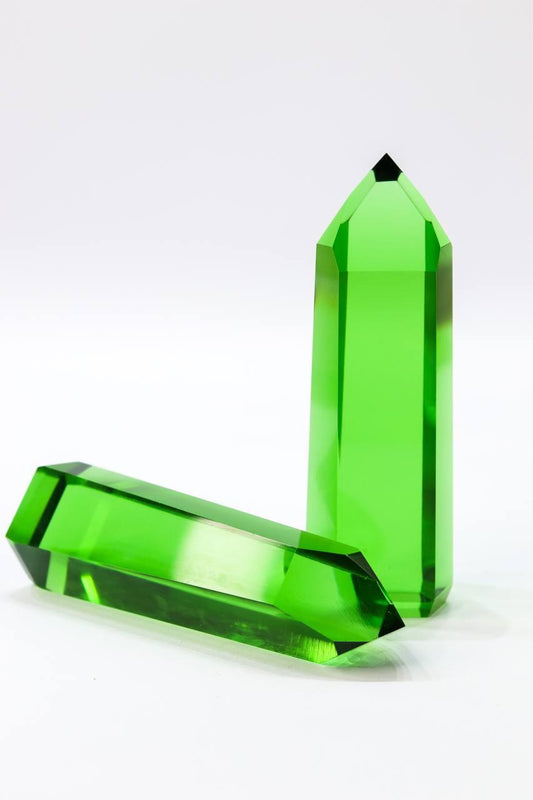 Ponta Obsidiana Verde 310 a 389 gramas aprox.