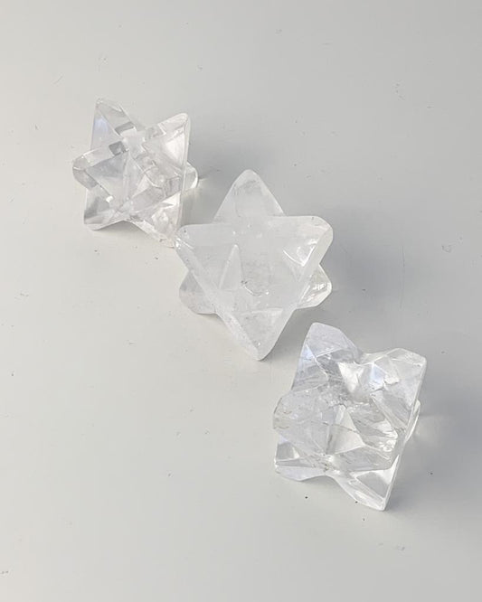 Merkaba Cristal Quartzo Polida 97 a 132 gramas aprox.