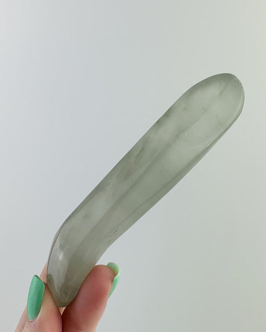 Bastão Massageador Quartzo Clorita 118 gramas