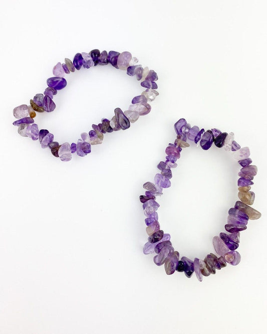 Pulseira Cascalho Ametista