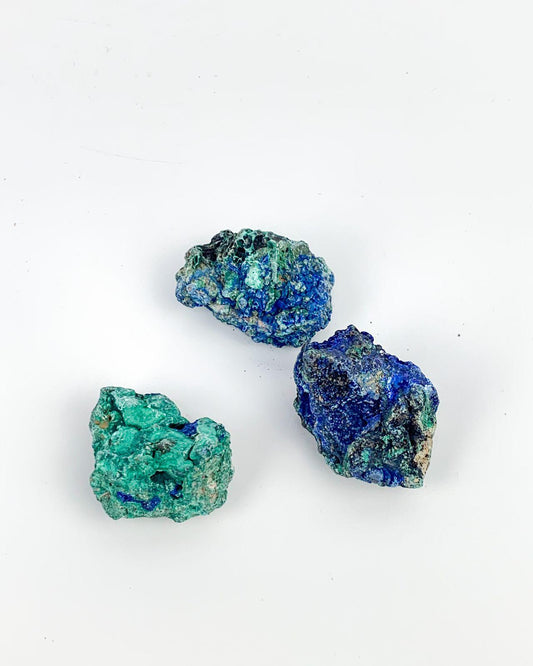 Pedra Azurita com malaquita 25 a 29 gramas