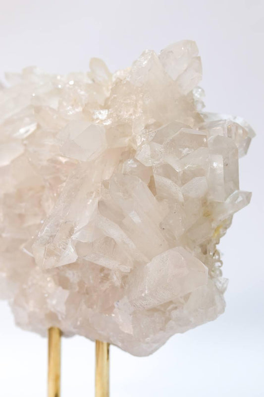 Drusa de Cristal na Base de Vidro 4,856 Kg aprox.